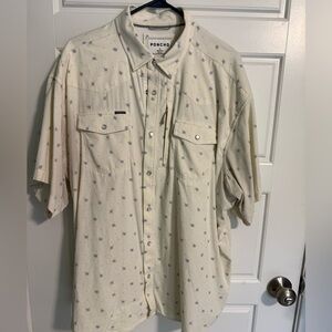 Poncho Men’s Pearl Snap Western Shirt - XL Regular Fit Shirt